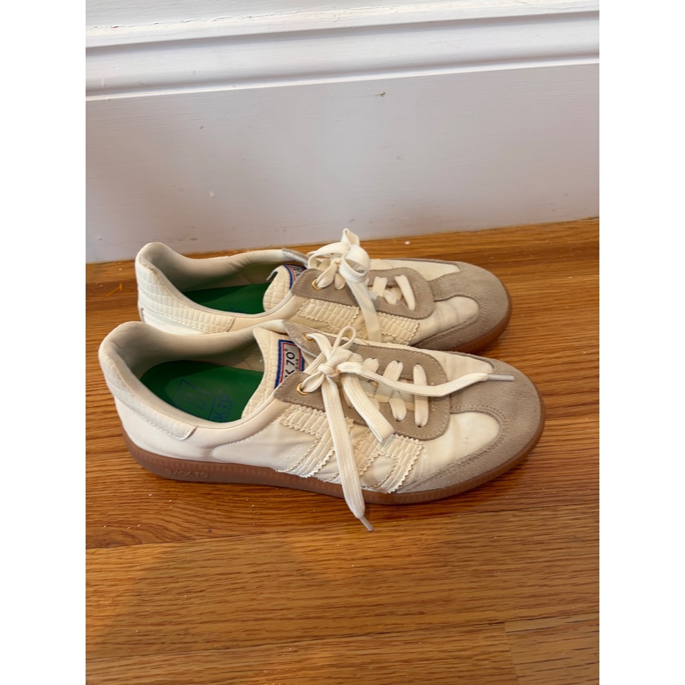 Back 70 Cloud G Cream Suede Textile Terrace Sneakers Shoes Size 38 EU